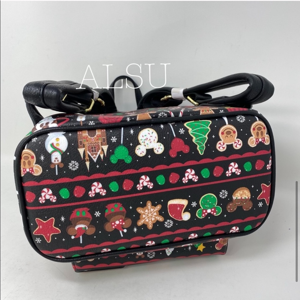 Disney Loungefly Small Backpack Black Food C20 - Picture 5 of 8